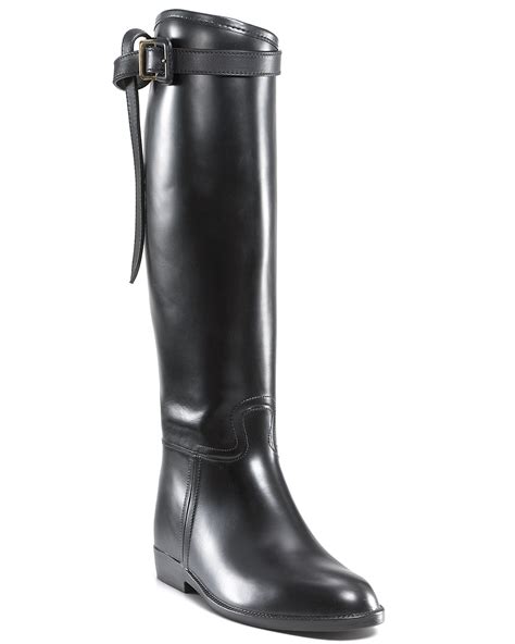 burberry rubber boots canada|burberry flat riding rain boots.